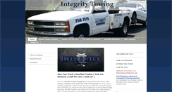 Desktop Screenshot of integrity-towing.com